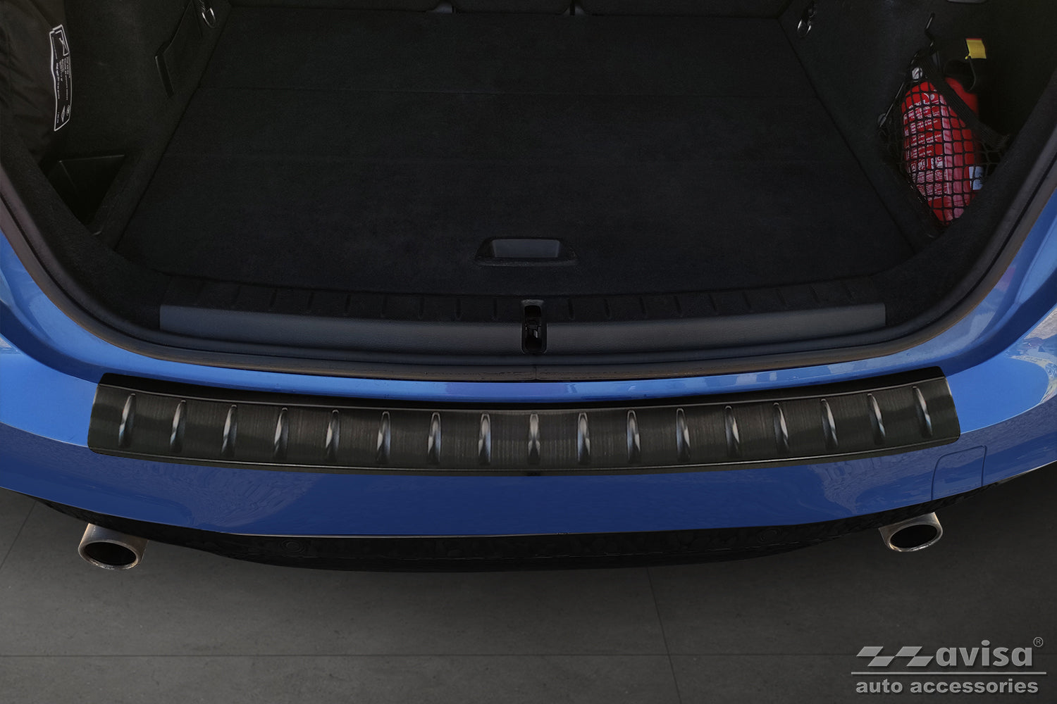 protector de parachoques trasero BMW 2 ACTE TOURER negro