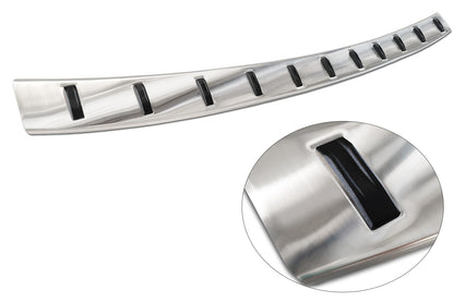 protector de parachoques trasero VW CADDY (SB) plata