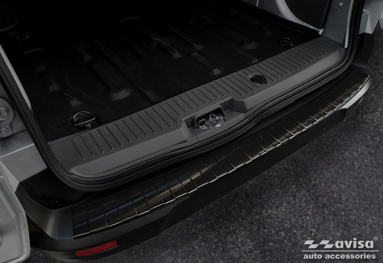 protector de parachoques trasero FORD TRANSIT TOURNEO negro