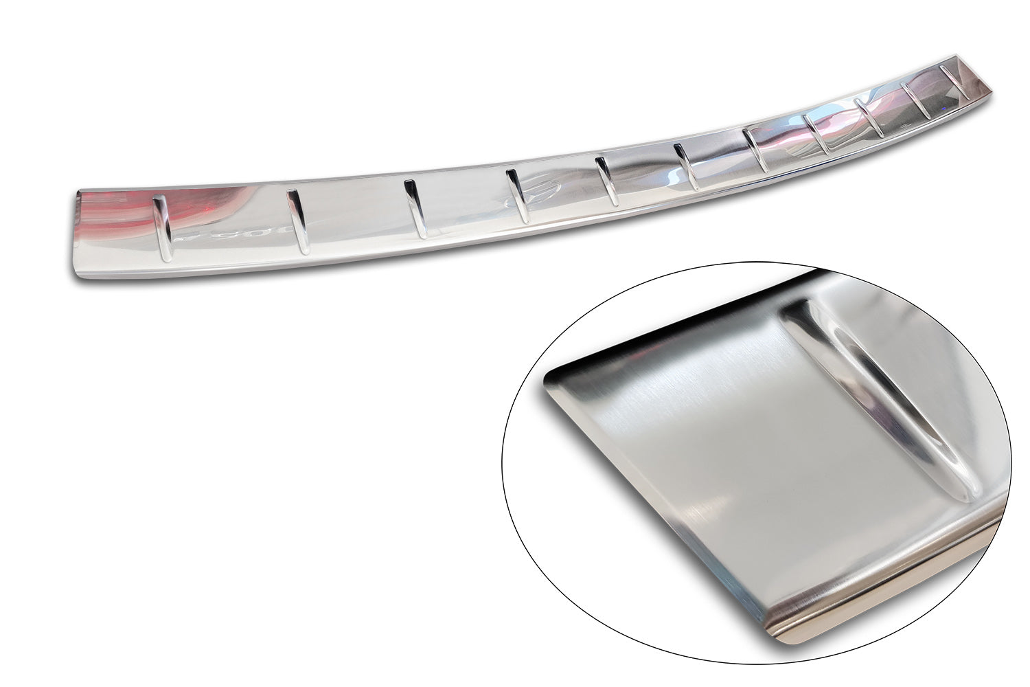 protector de parachoques trasero MERCEDES GLE W167 plata satinado