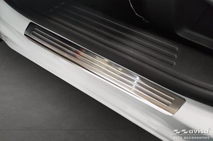 Protector umbral de puertas OPEL MOKKA plata satinado