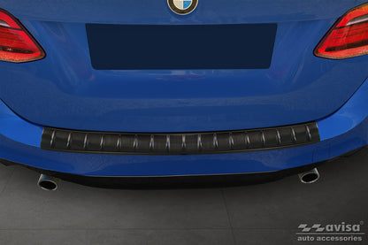 protector de parachoques trasero BMW 2 ACTE TOURER negro
