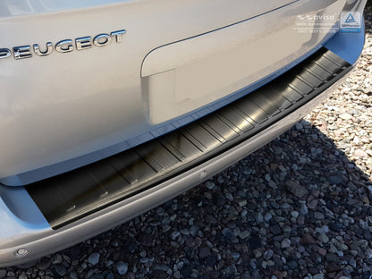 protector de parachoques trasero PEUGEOT 5008 negro