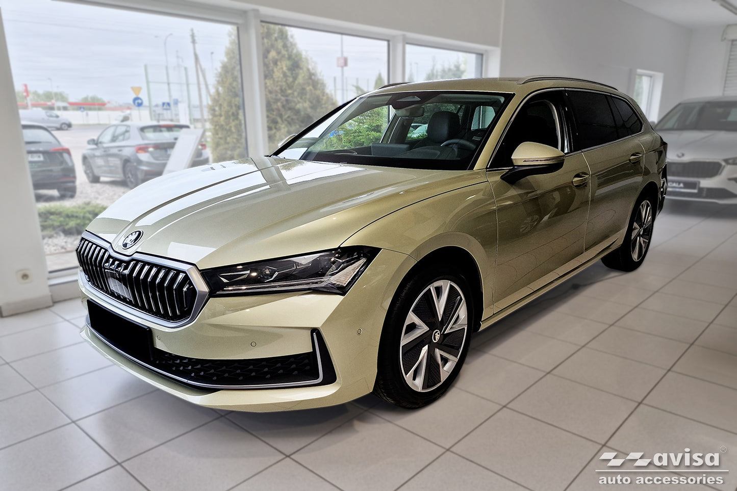 protector de parachoques trasero SKODA SUPERB COMBI
