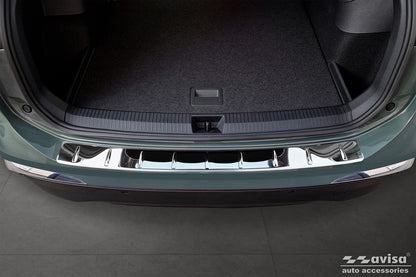 protector de parachoques trasero VW TIGUAN plata espejo