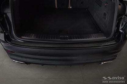 protector de parachoques trasero PORSCHE CAYENNE negro