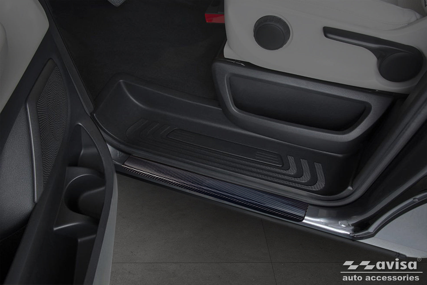 Protector umbral de puertas MERCEDES CLASE V W447 negro