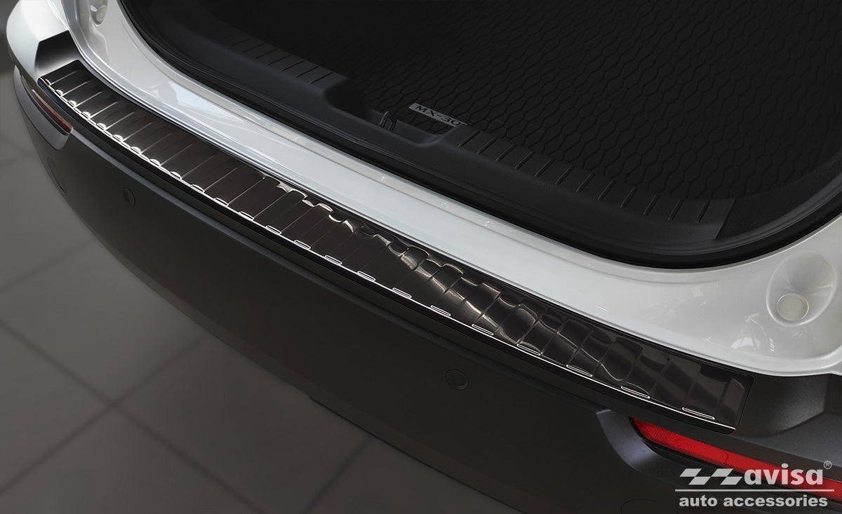 protector de parachoques trasero MAZDA MX-30 negro acero 2020+
