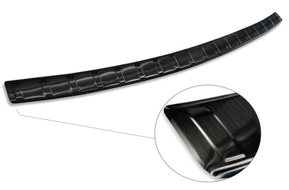 protector de parachoques trasero VW CADDY (SB) negro 2020+