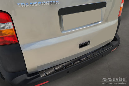 protector de parachoques trasero VW TRANSPORTER T5 Multivan/Caravelle negro