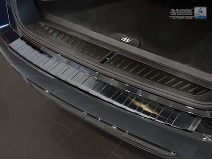protector de parachoques trasero BMW 5 G31 touring negro