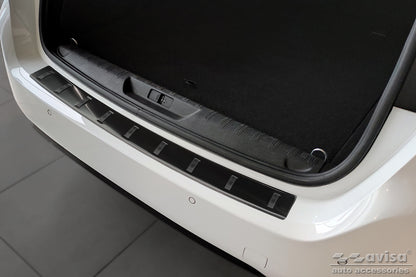 protector de parachoques trasero PEUGEOT 308 SW negro