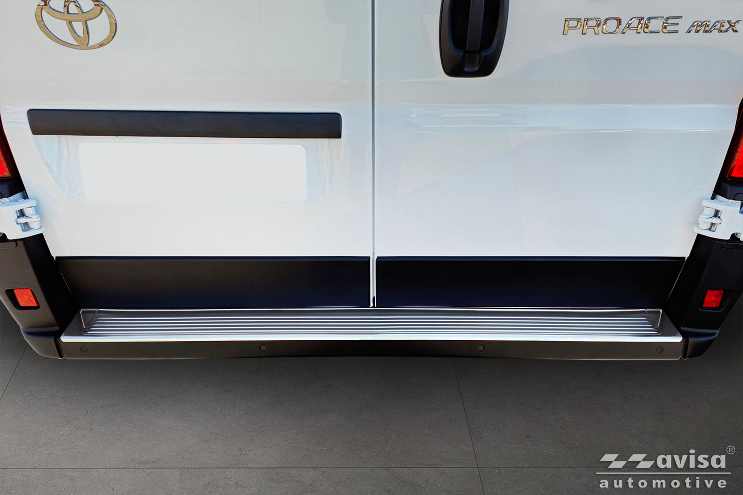 protector de parachoques trasero FIAT DUCATO plata satinado