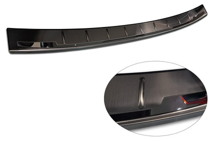 protector de parachoques trasero VOLVO XC60 negro / negro espejo 2017-21+