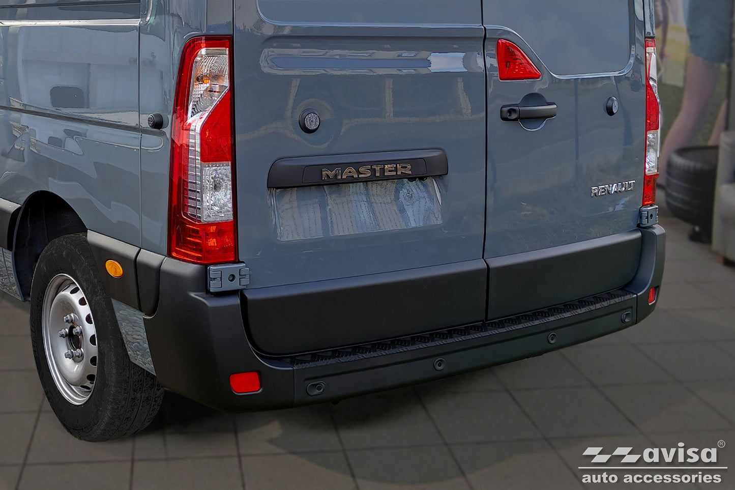protector de parachoques trasero longer version OPEL MOVANO