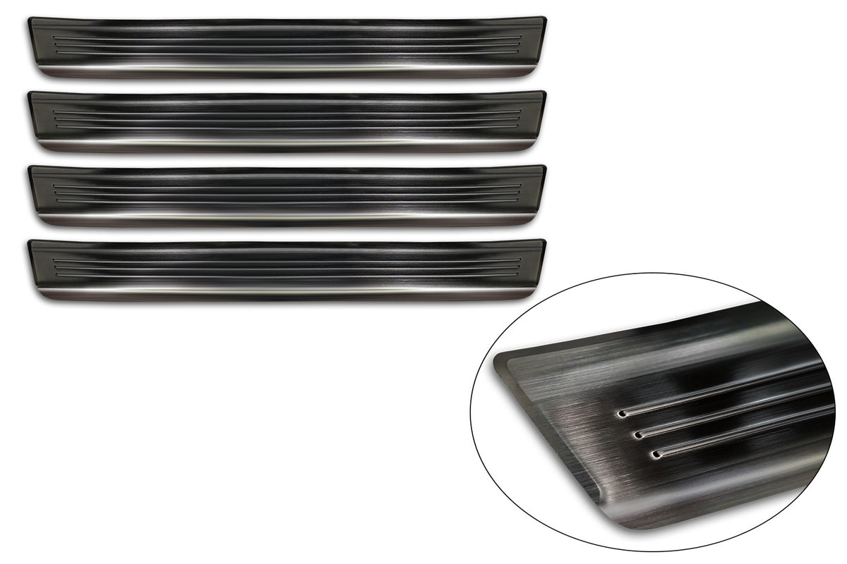 Protector umbral de puertas en relieve MAZDA CX-80 negro