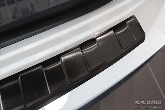 protector de parachoques trasero Audi Q3 crossover negro