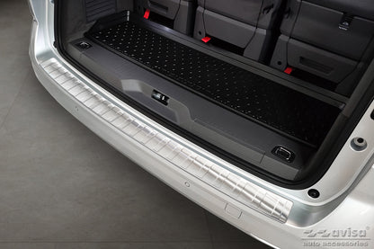 protector de parachoques trasero VW MULTIVAN T7 plata satinado