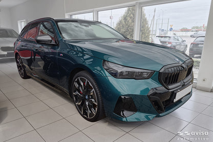 protector de parachoques trasero BMW 5 G61 negro
