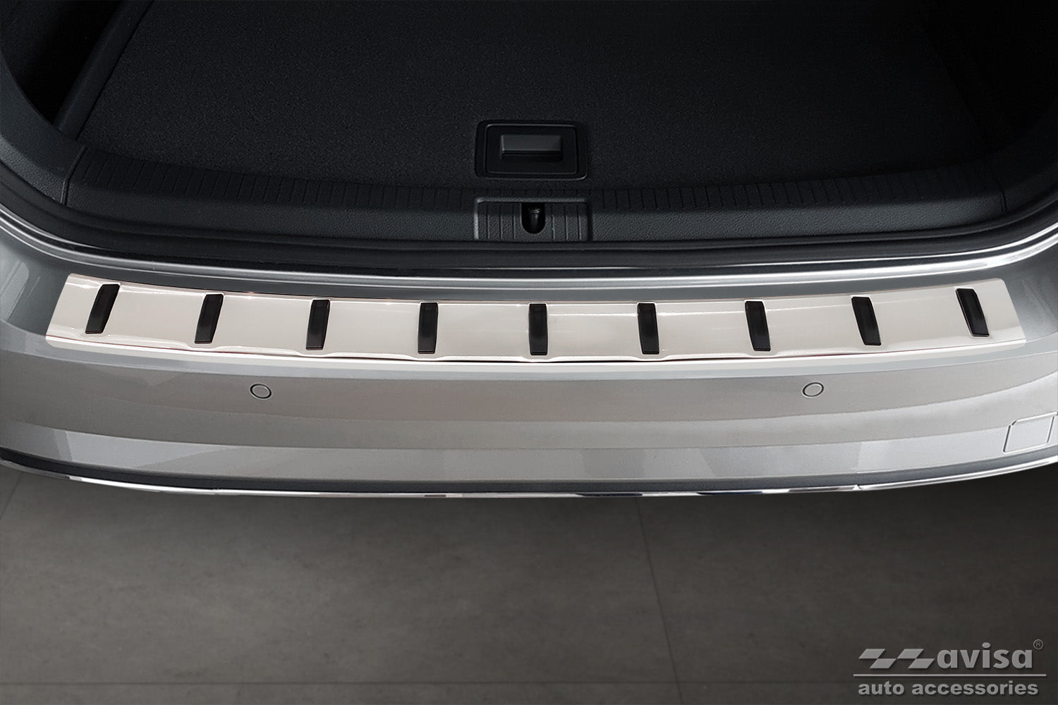 protector de parachoques trasero VW GOLF Variant plata