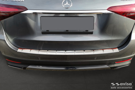 protector de parachoques trasero MERCEDES GLE W167 plata satinado