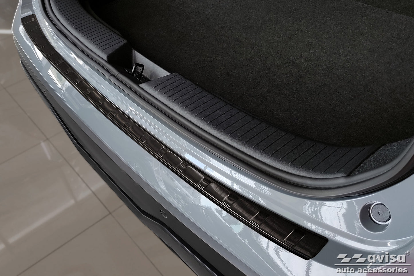protector de parachoques trasero NISSAN Qashqai mld-hybrd negro