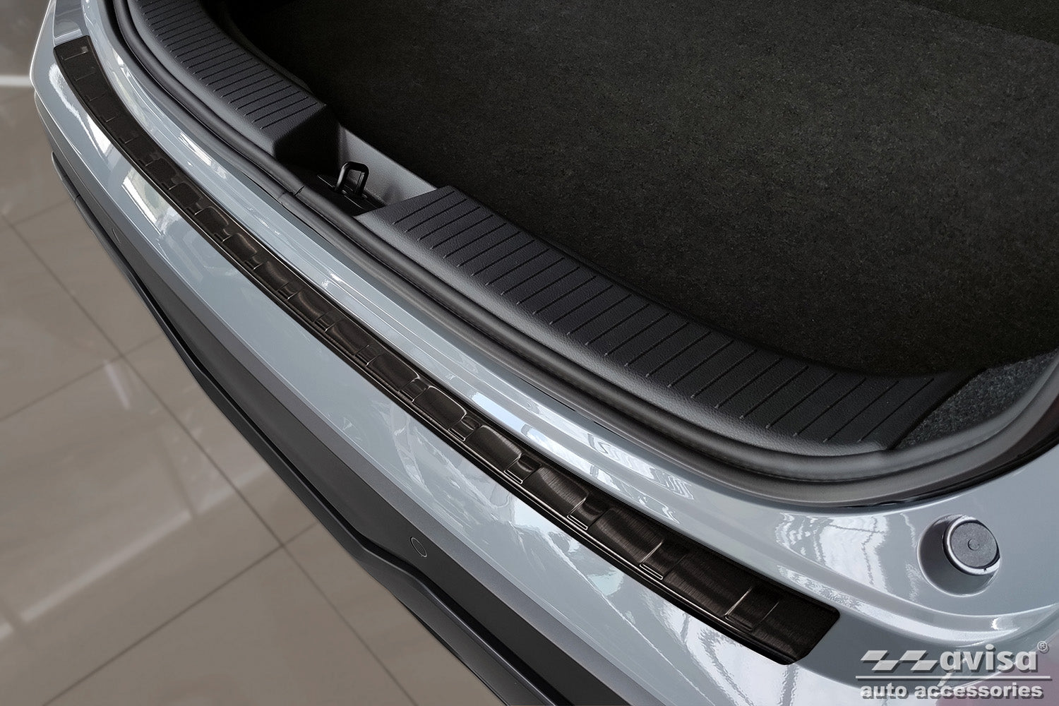 protector de parachoques trasero NISSAN Qashqai mld-hybrd negro