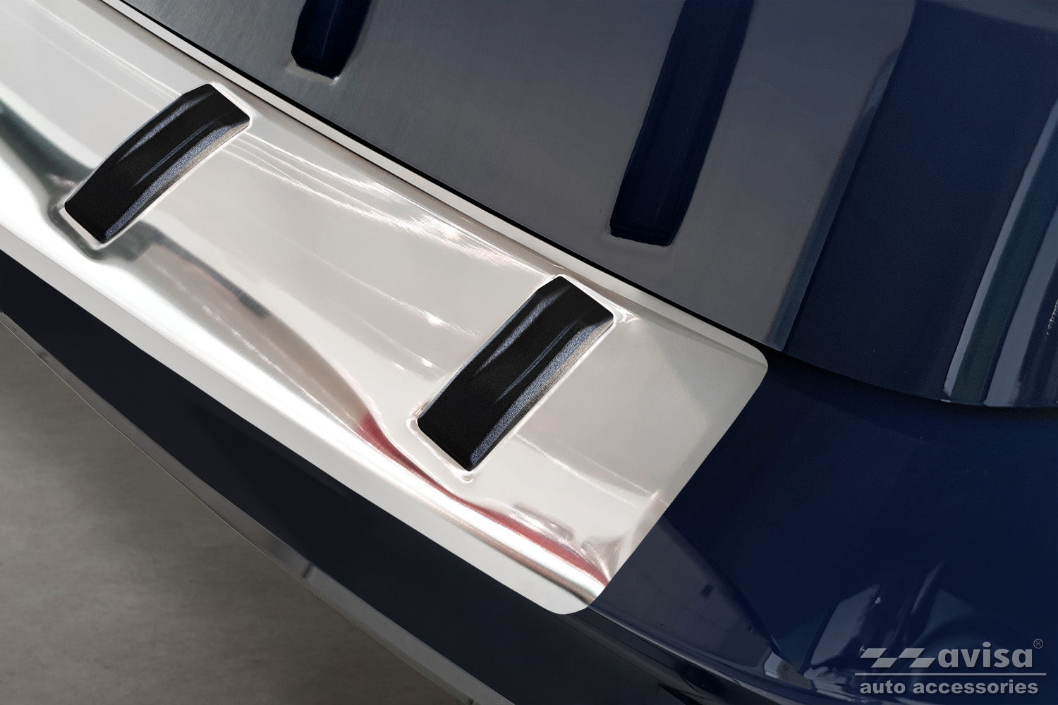 protector de parachoques trasero SKODA KAMIQ crossover plata