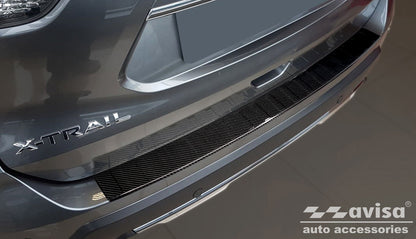 protector de parachoques trasero NISSAN X-TRAIL (T32) negro