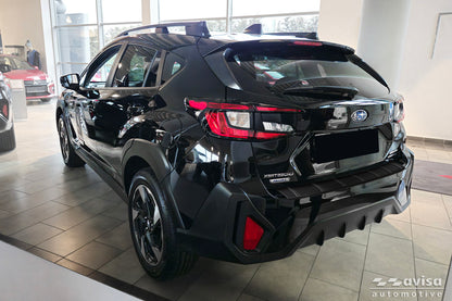 protector de parachoques trasero SUBARU CROSSTREK negro mate