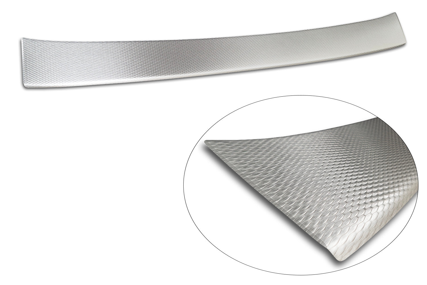 protector de parachoques trasero 1 mm 5/WL VW ID BUZZ plata satinado