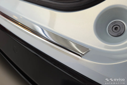 protector de parachoques trasero HONDA HR-V plata satinado