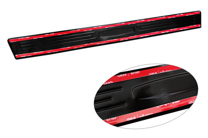 Protector umbral de puertas ''EXCLUSIVE edition'' 3d emblem 4 piezas)SEAT ARONA XCELLENCE negro espejo