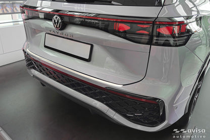 protector de parachoques trasero VW TAYRON plata satinado