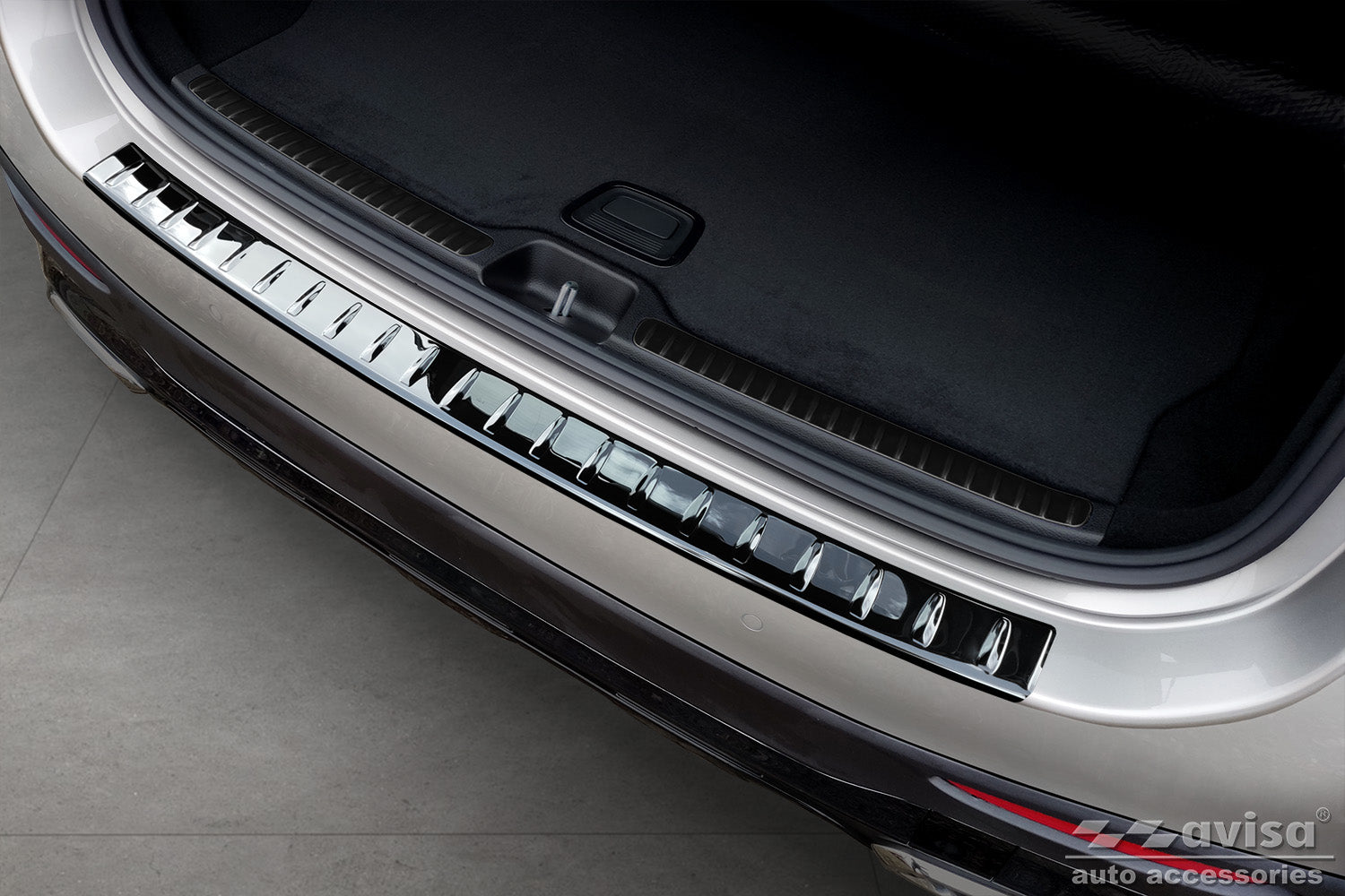 protector de parachoques trasero MERCEDES GLC (X254) negro espejo
