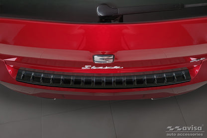 protector de parachoques trasero SEAT IBIZA negro