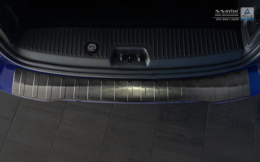 protector de parachoques trasero FORD TOURNEO COURER negro 2014-2022