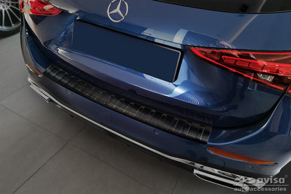 protector de parachoques trasero MERCEDES CLASE C negro 2021+