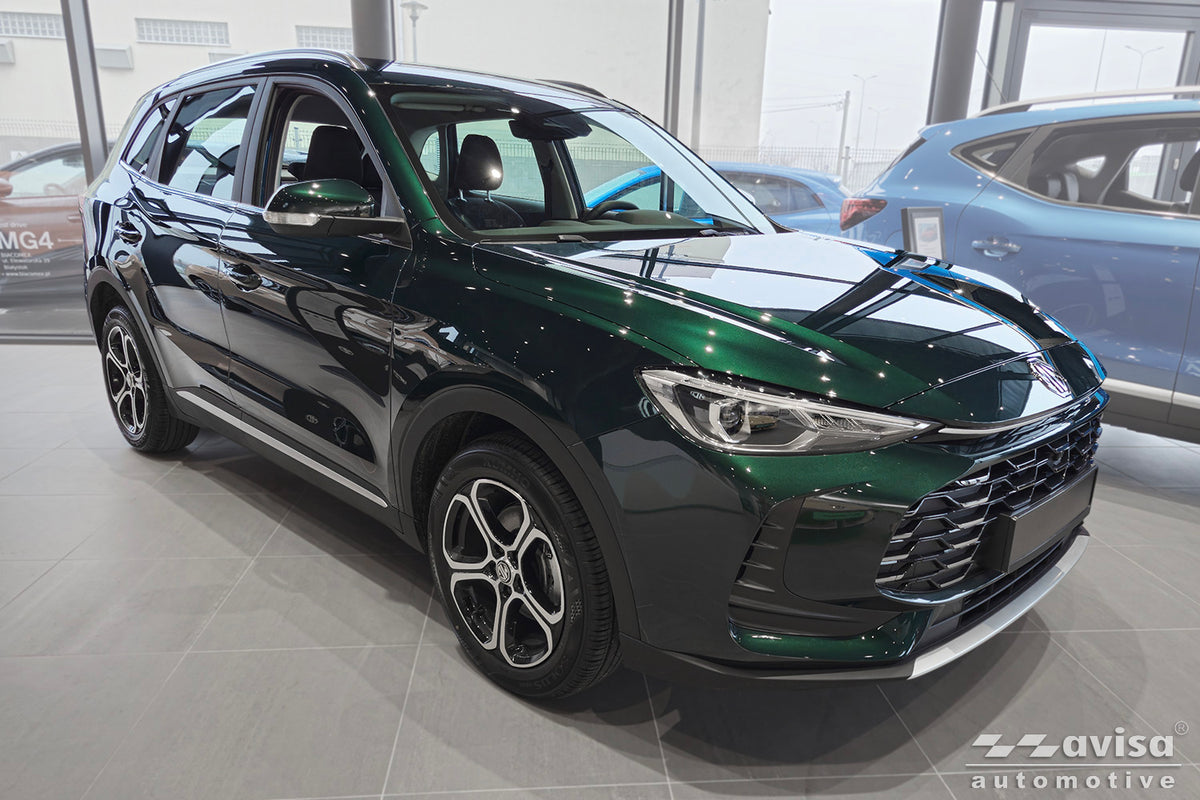 Protector umbral de puertas en relieve HYUNDAI KONA plata satinado