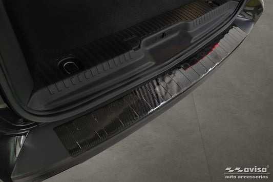 protector de parachoques trasero PEUGEOT TRAVELLER negro 2016+