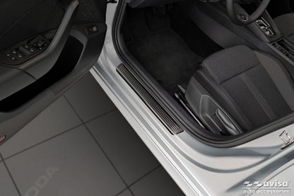 Protector umbral de puertas SKODA OCTAVIA combi negro
