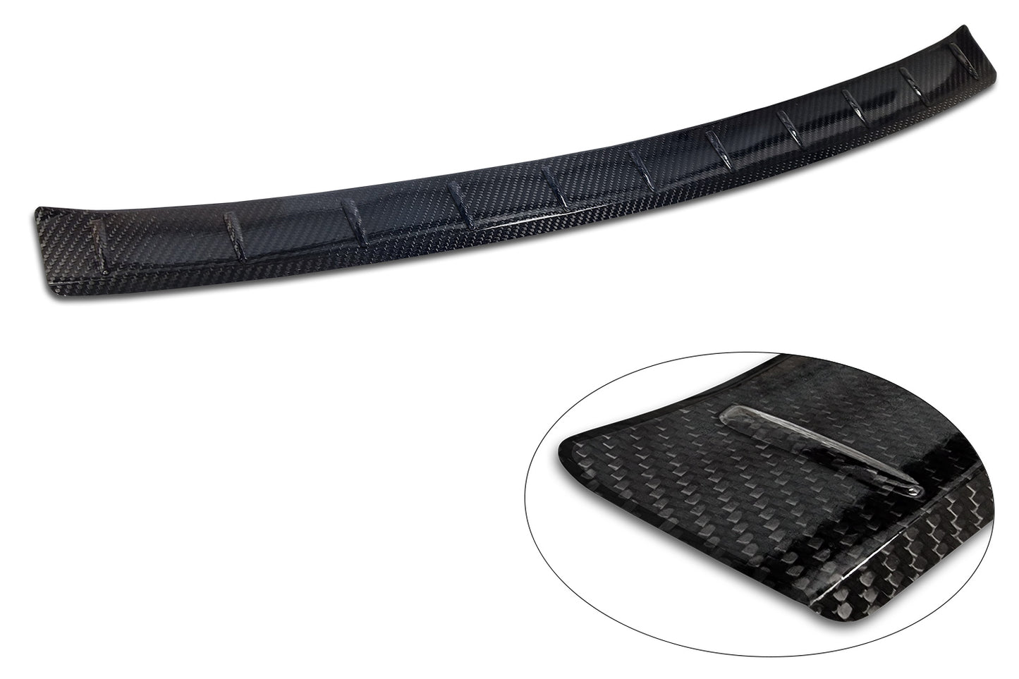 protector de parachoques trasero MG 5 E SW negro