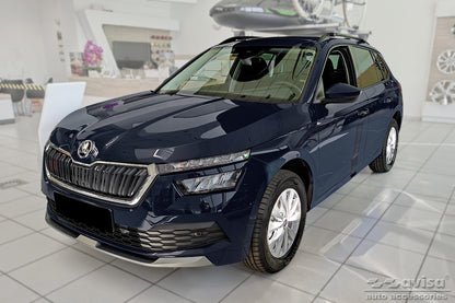 protector de parachoques trasero SKODA KAMIQ crossover plata