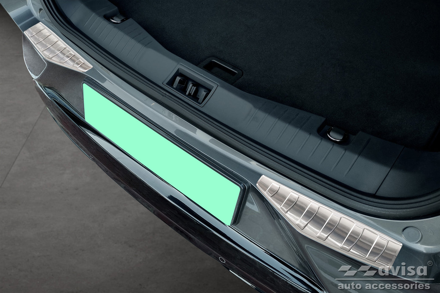 protector de parachoques trasero FORD MUSTANG MACH-E plata satinado