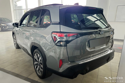 protector de parachoques trasero SUBARU FORESTER plata satinado