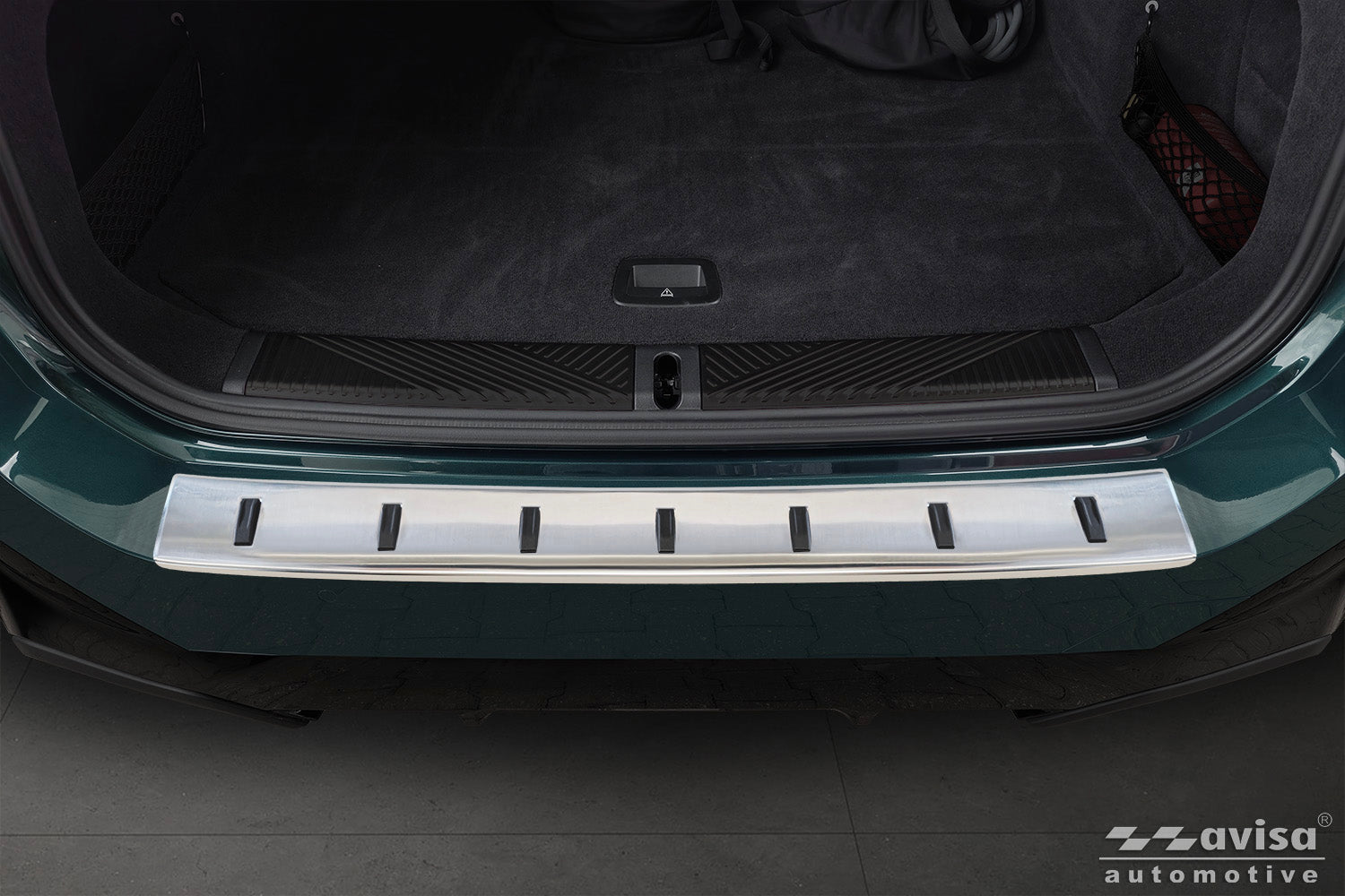 protector de parachoques trasero BMW 5 G61 plata satinado