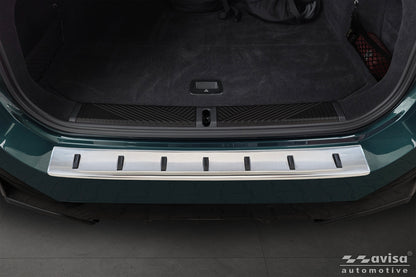 protector de parachoques trasero BMW 5 G61 plata satinado
