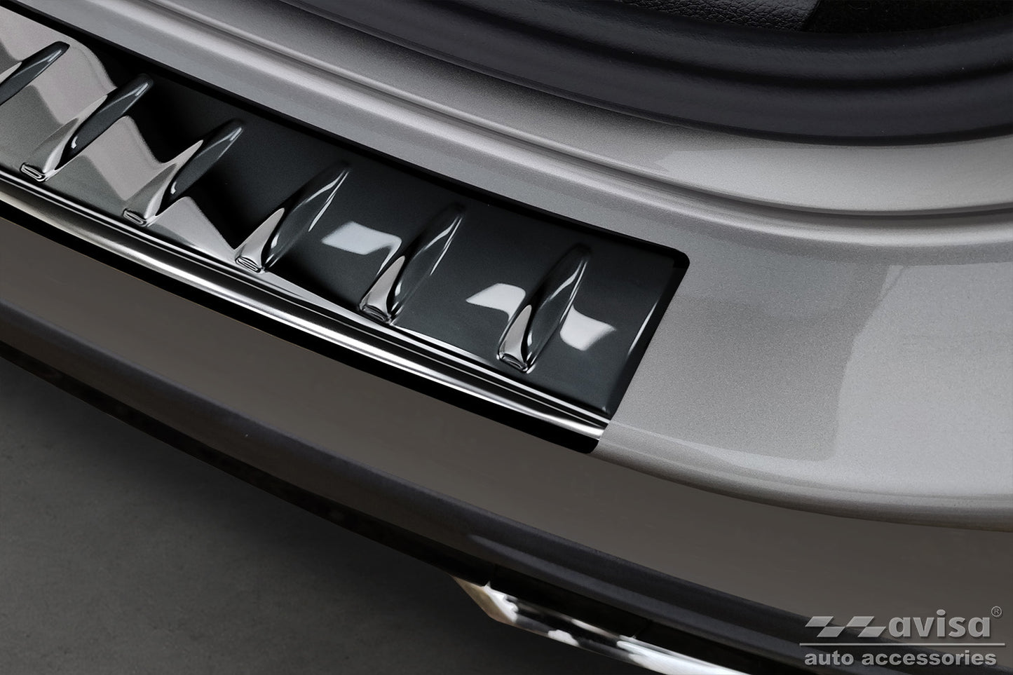 protector de parachoques trasero MERCEDES GLC (X254) negro espejo