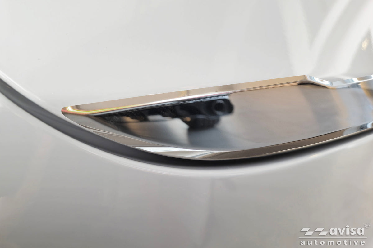 cubierta decorativa del portón trasero del MERCEDES GLC (X254) plata espejo