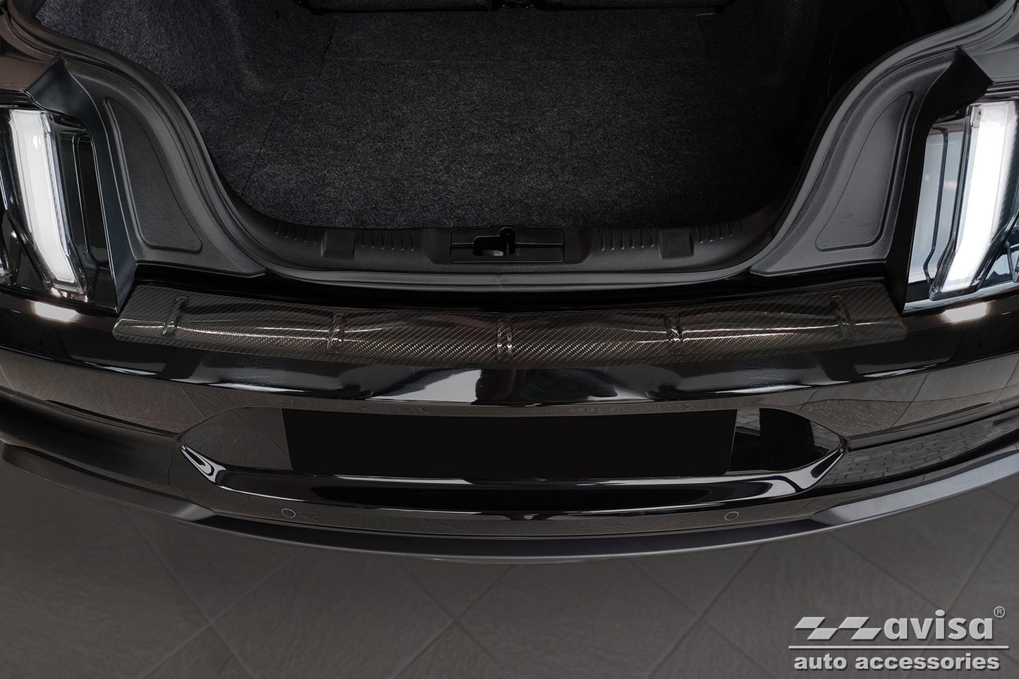 protector de parachoques trasero FORD MUSTANG coupe negro